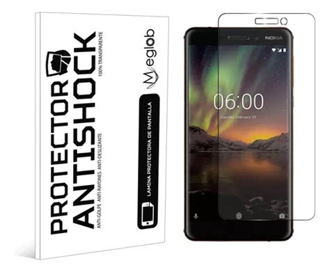 Protector Mica Pantalla Para Nokia 6 2018 Cuotas sin interés