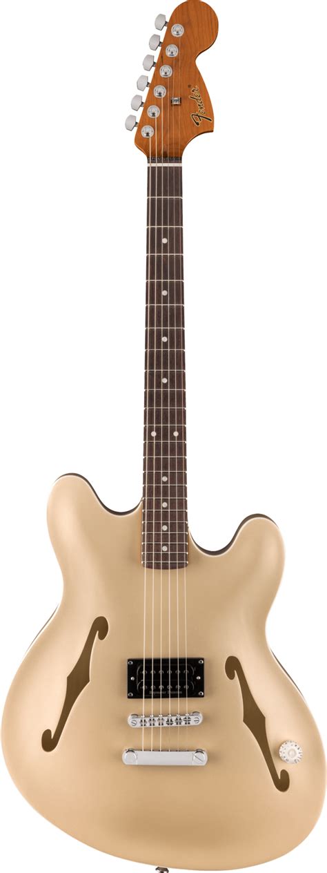 Fender Tom Delonge Starcaster Satin Shoreline Gold Rosewood Fingerboard