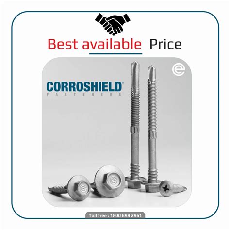 Carbon Steel Galvanized CorroShield Self Drilling Screws For Roofing