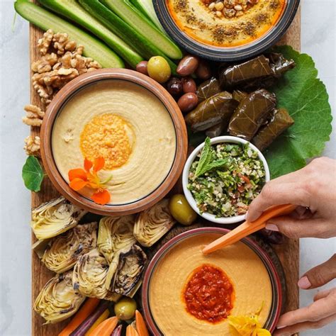 Mediterranean Hummus Mezze Platter Yummy Mummy Kitchen