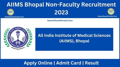 Aiims Bhopal Non Faculty Recruitment