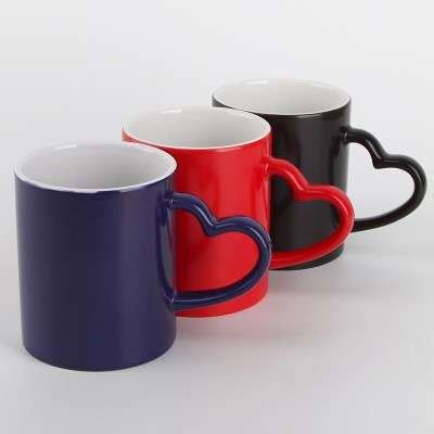 Sublimation Oz Heart Handle Color Changing Mug Dreaming Sublimation