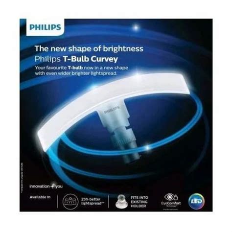 Stellar Bright Philips 12 Watt B22 LED Curvy T Bulb Cool Daylight At