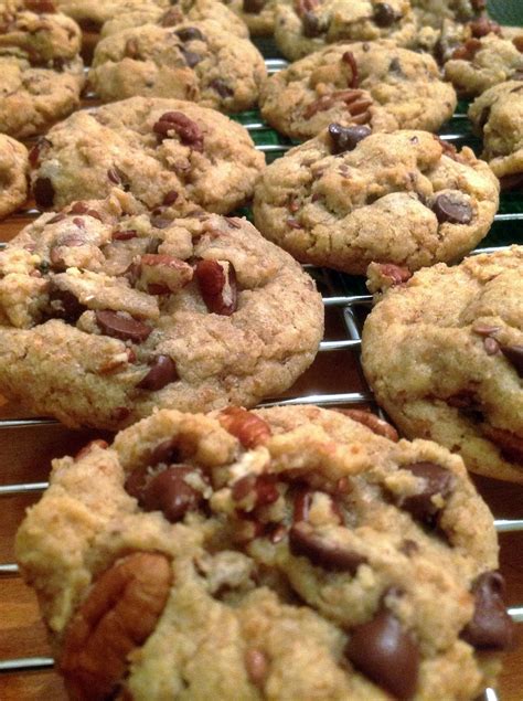 Chewy Chocolate Chip Pecan Cookies Sprinkles And Sauce