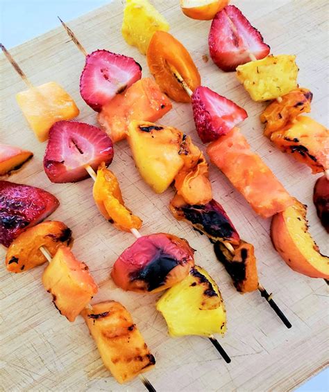 Grilled Fruit Kabobs Recipe The Leaf