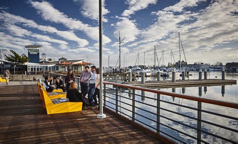 Jack London Square Benches Kebony USA