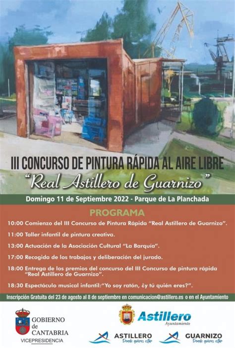 Iii Concurso De Pintura R Pida Al Aire Libre Real Astillero De Guarnizo