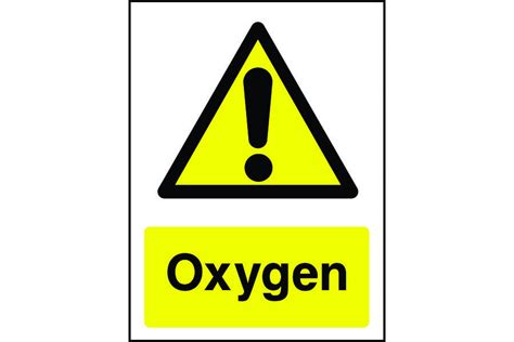 Oxygen Warning Sign | SK Signs & Labels | SK Signs & Labels Ltd