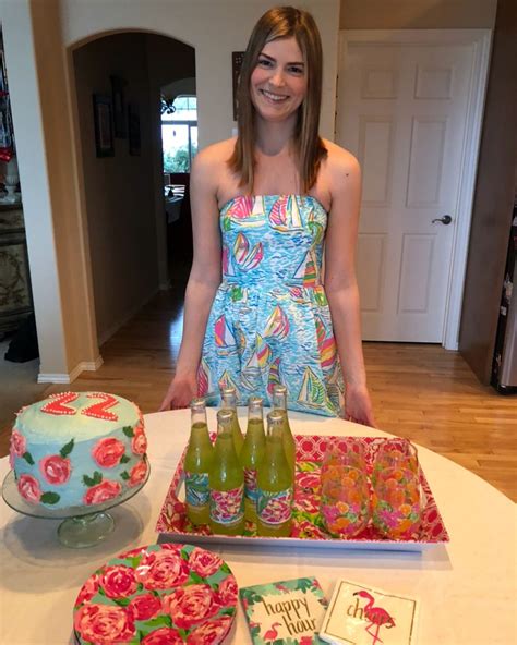 Lilly Pulitzer Themed Birthday Party