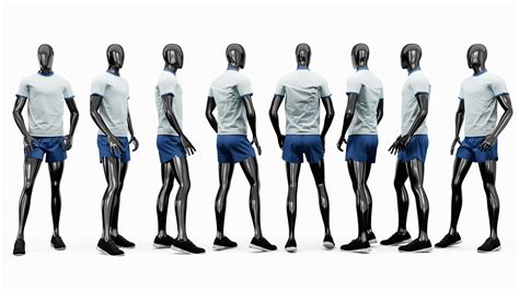 Male Sport Mannequin Collection 3D Model 199 Max Fbx Obj Free3D