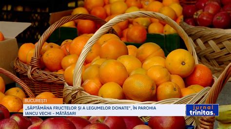 Săptămâna fructelor și a legumelor donate în Parohia Iancu Vechi