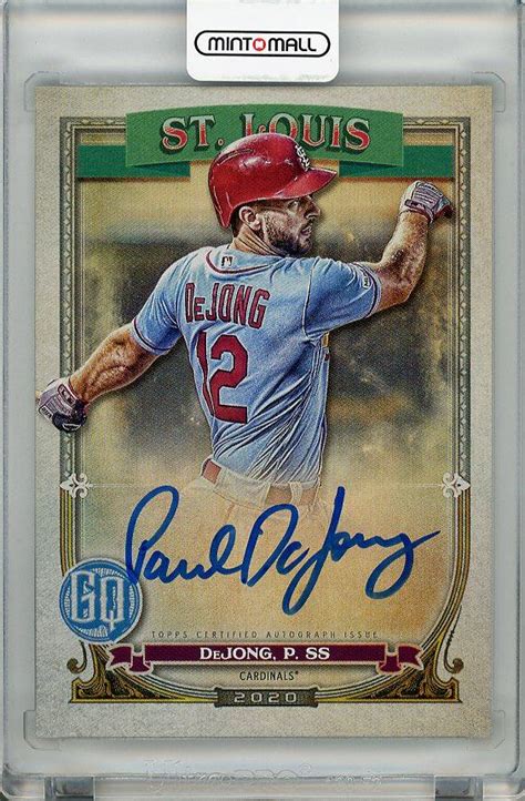 ミントモール MINT 梅田店 2020 TOPPS Gypsy Queen Paul DeJong Autograph