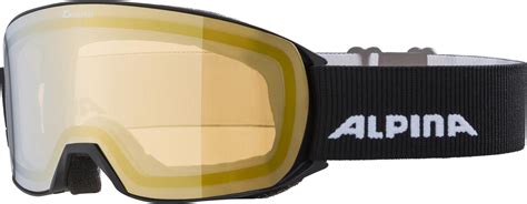 Skibrille Alpina NAKISKA Q LITE Black Mat S1