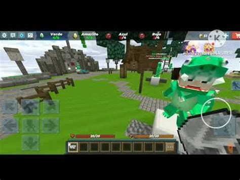 Partida rápida de EGG WARS con Yael317 Blockman go Berpy 95 pro