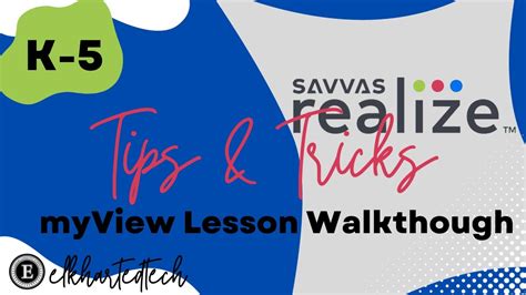 Savvas Myview Lesson Walkthrough Youtube