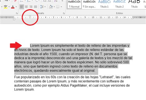 Qué es sangría y cómo ponerla en Word