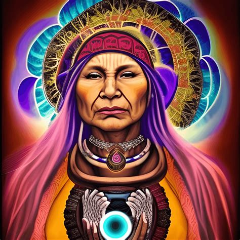 Female Shaman Healer · Creative Fabrica