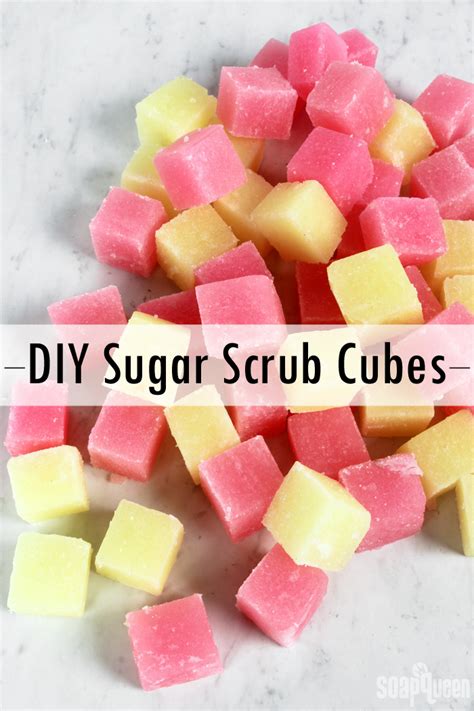 Diy Sugar Scrub Cubes Soap Queen