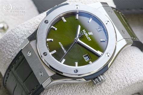 Hublot Classic Fusion Titanium Green Oriental Horology