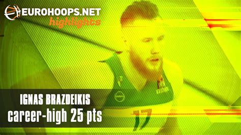 Anadolu Efes Istanbul Zalgiris Kaunas 80 70 Ignas Brazdeikis Career