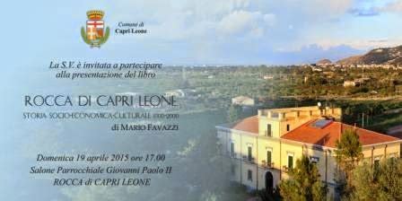 Rocca Di Capri Leone Domani La Presentazione Del Libro Di Mario Favazzi