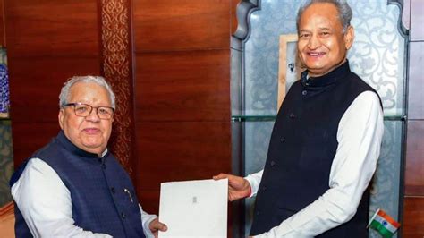 Rajasthan CM Gehlot Hands Over Resignation Letter Says Unexpected