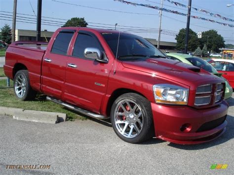 2006 Dodge Ram 1500 Srt 10 Quad Cab In Inferno Red Crystal Pearl 248515 Truck N Sale