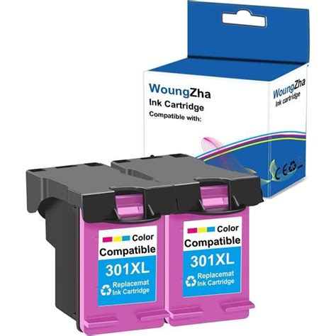 Woungzha Remanufacturé Cartouche d encre compatible pour 301XL 301 XL