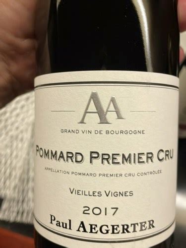 Aegerter Vieilles Vignes Pommard Premier Cru Vivino