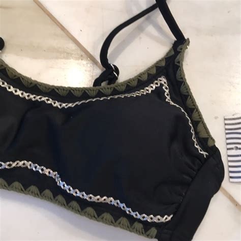 Ika Kul Swim Ika Kul Bikini Top Size Xs Nwt Crochet Sexy Boho