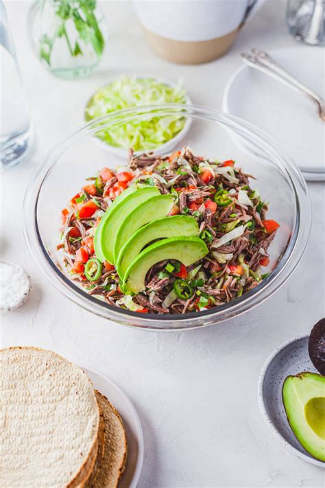 Salpic N Mexican Shredded Beef Salad Dish N The Kitchen