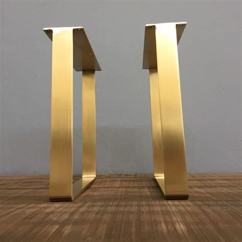 Brass Legs For Coffee Tables And Benches Solid Brass Table Etsy Canada