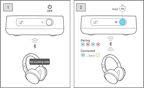 SENNHEISER Bluetooth Audio Instruction Manual Transmitter Pairing The