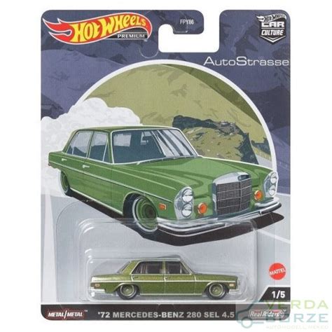 Hot Wheels Premium Mercedes Benz 280 Autómodell Neked