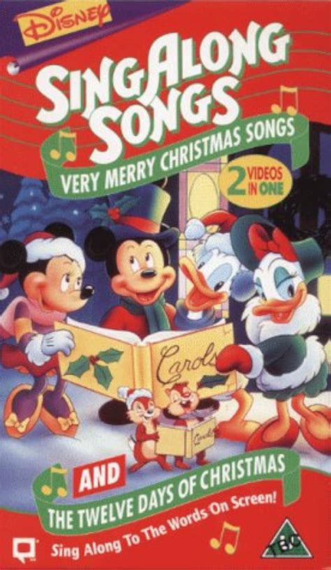 Disney Sing Along Songs Very Merry Christmas Songs 1988