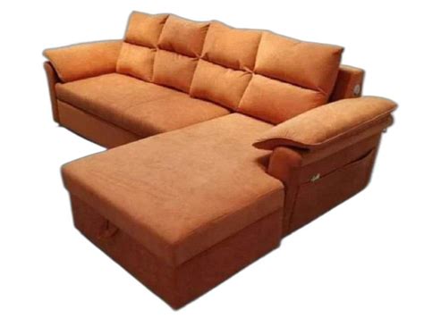 Seater Rexine L Shaped Living Room Wooden Sofa Set At Rs Set In