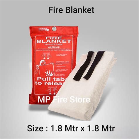 Jual FIRE BLANKET SELIMUT 1 8 X 1 8 M PEMADAM API BARA KEBAKARAN