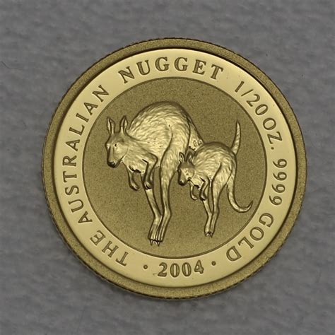 Goldmünze 1 20oz Känguru Nugget 2004 Australien kaufen