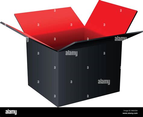 Red Box Open Stock Vector Image And Art Alamy