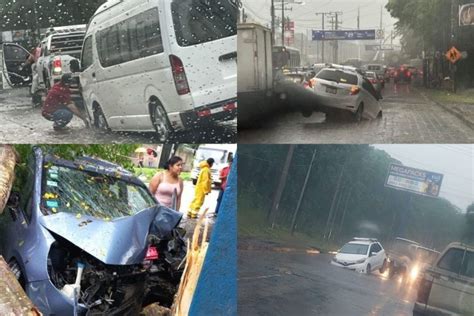 Emergencias por Lluvias Recuento de accidentes daños viales cortes