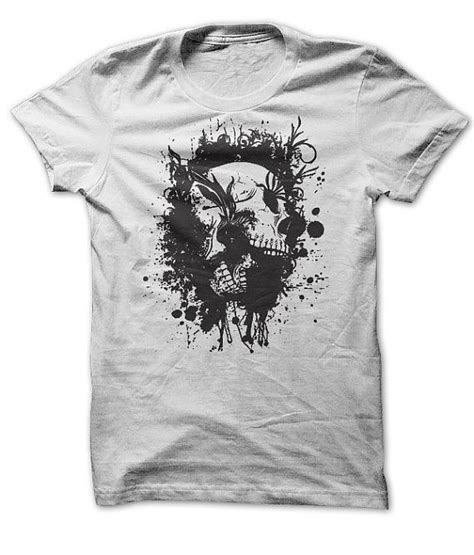 Skull Grunge T Shirt Zombiesskull Grunge T