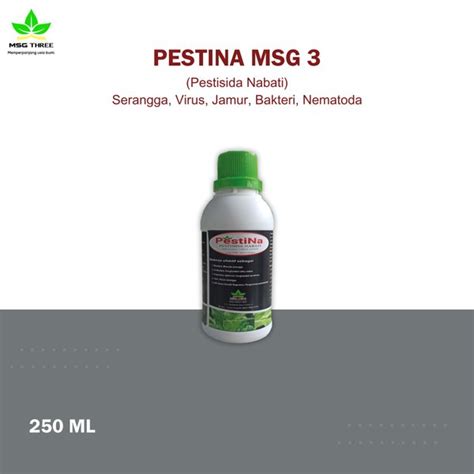 Jual Pestisida Organik Pestisida Nabati Biopestisida Msg Pesitisda