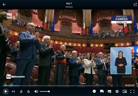 Rai Rai Parlamento Speciale Camera Dei Deputati Pace