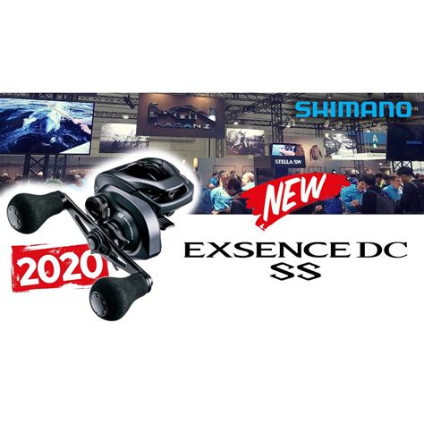 SHIMANO EXSENCE DC SS BAIT CASTING REEL WITH DRAG SOUND NEW 2020