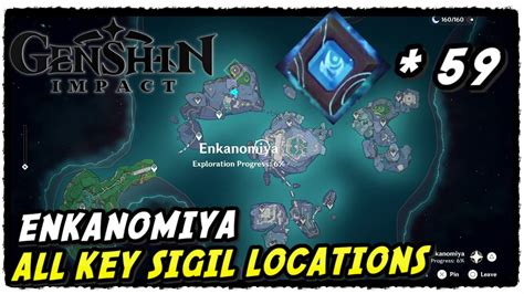 Enkanomiya All Key Sigil Locations Genshin Impact All Enkanomiya