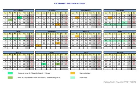 Horario Escolar Asturias Mapa Imagesee