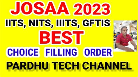 2023 Best Choice Order Of Iits Nits Iiits To Gftis Youtube