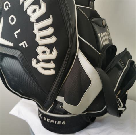 CALLAWAY BIG BERTHA FUSION X SERIES GOLF BAG BLACK USED CONDITION