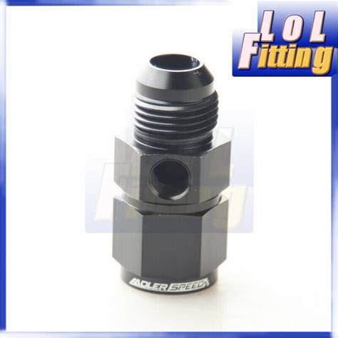 10AN AN10 10 AN Male To 10 AN Eemale With 1 8 NPT Gauge Port