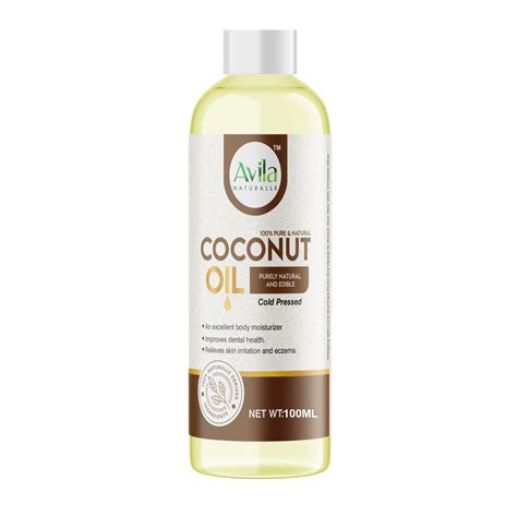 Coconut Oil100ml Avila Naturalle Skincare